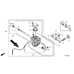 Câble variateur de vitesse Honda HRX537 - 54630VH7A03