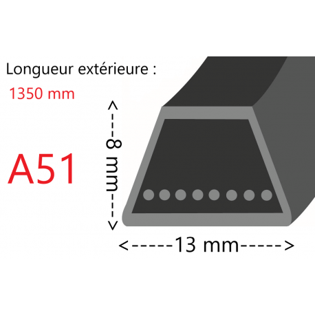 Courroie A51