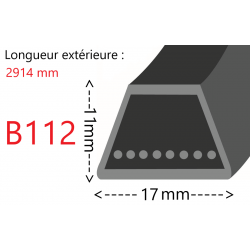 Courroie B112