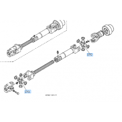 Croisillon de cardan K565131180 KUBOTA