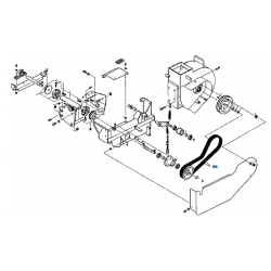 Courroie de turbine KUBOTA 0084101915 GCD460