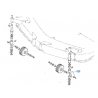 support de roue avant gauche RC54 RC60 K576142150 KUBOTA