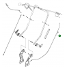 Câble d'arrêt moteur 522937403 HUSQVARNA LC348V - LC353V