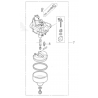 Carburateur HONDA BB76M pour GCV200